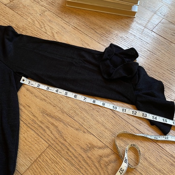 Banana Republic Black Sweater Bell Sleeve - Picture 9 of 10